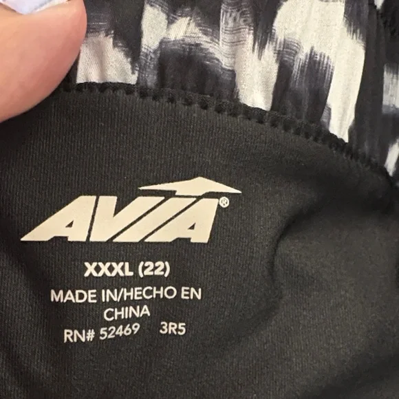 Women's Black & White Printed Athletic Shorts with Elastic Waist - Picture 3 of 8